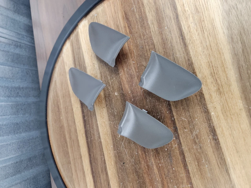 1998-2005 Lexus GS300 GS400 GS430 OEM Door Handle Insert Brown Set Of 4 - Image 4 of 4