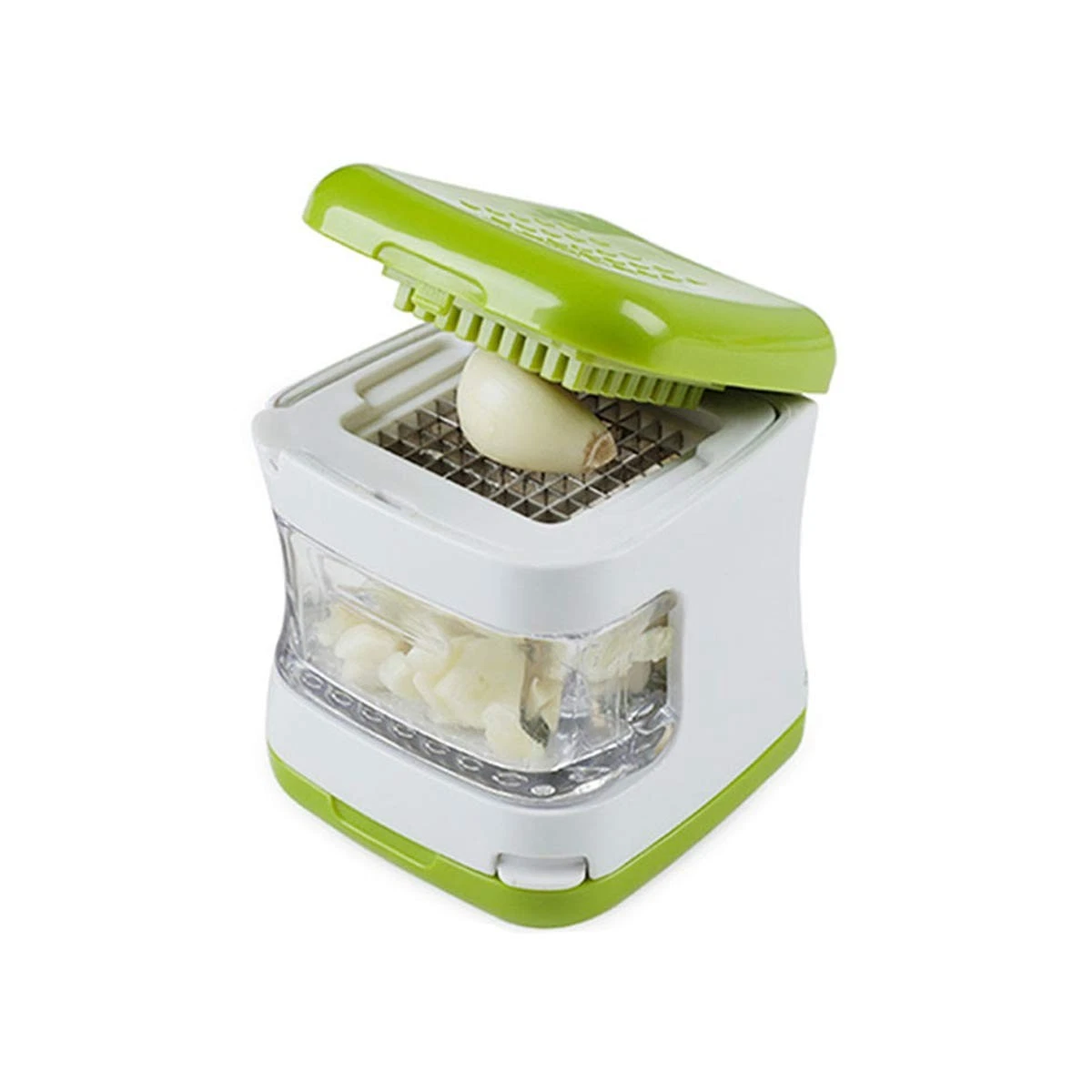 Pressail chopper, slicer and cutter with storage container Construc...