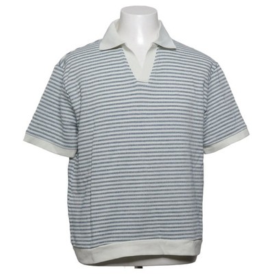 ASOS Design, Poloshirt, Größe: S, Blau/Weiß, Baumwolle/Polyester, Streifen #h2T