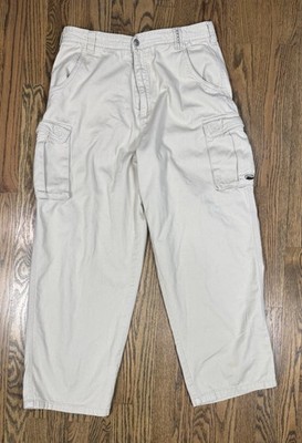 Vintage Y2K Rusty Surf Board Cargo Pants Baggy Skater Size 34 READ