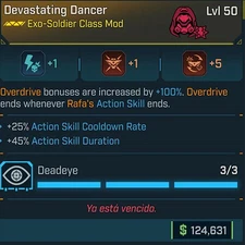 Borderlands 4 🌟 DANCER RAFA MOD  🌟 AWE SOLTADO TEMERARIO 🌟  SKILL DURATION 🌟