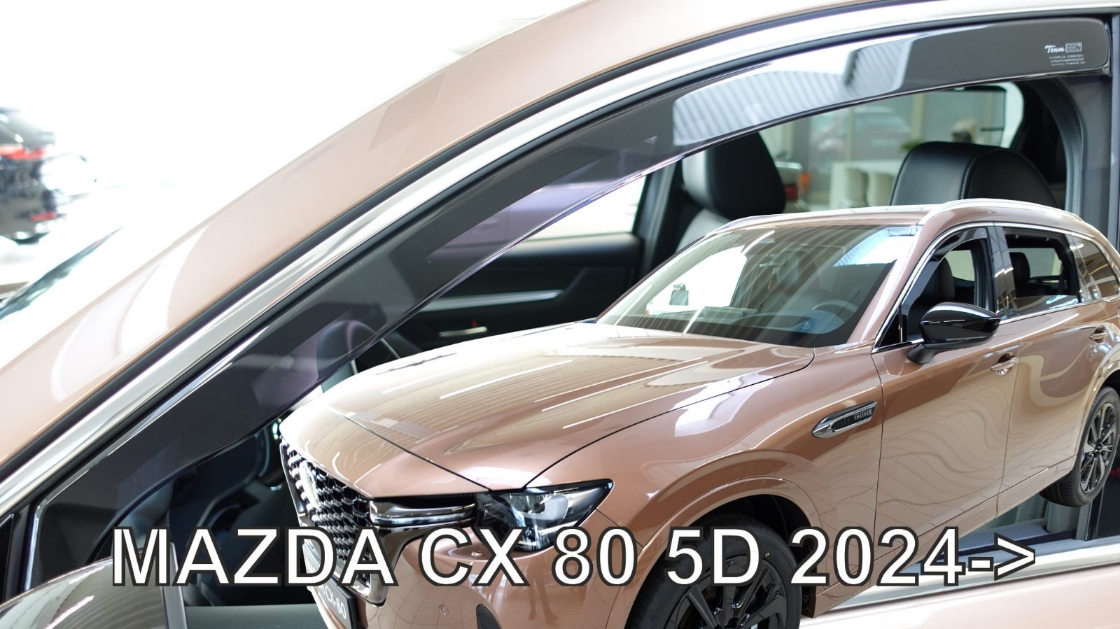 Déflecteurs d'air HEKO pour Mazda CX-80 5 portes dès 2024