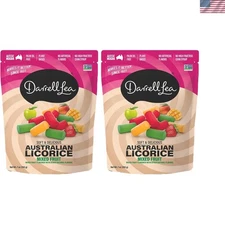 Guilt-Free, Soft & Chewy Licorice Candy - Non-GMO, Mixed Fruit 7oz (Pack of 2)