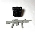 GI Joe Cobra Viper Vipers 1986 *ORIGINAL ACCESSORIES SET Backpack Rifle* v1 VTG