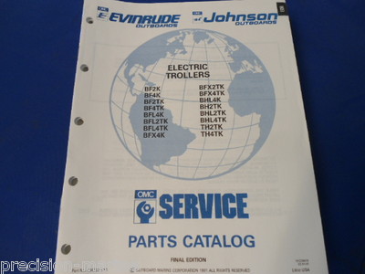  1990/93, Electric Trollers Parts Catalog, Evinrude/Johnson