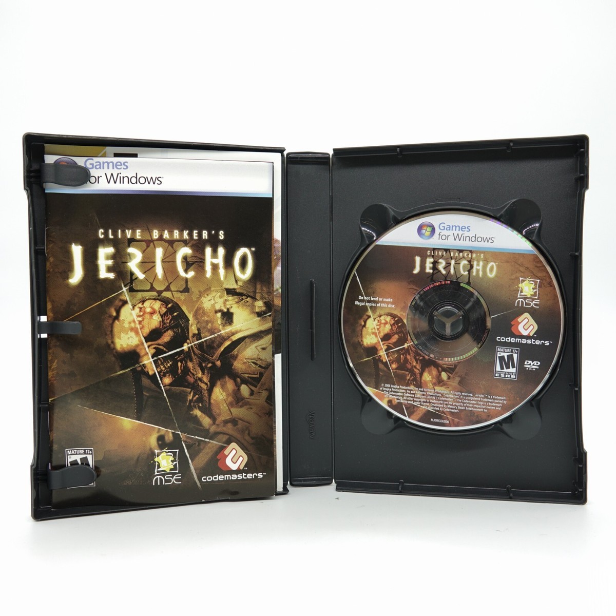 Clive Barker's JERICHO (PC, 2006) Complete with Manual