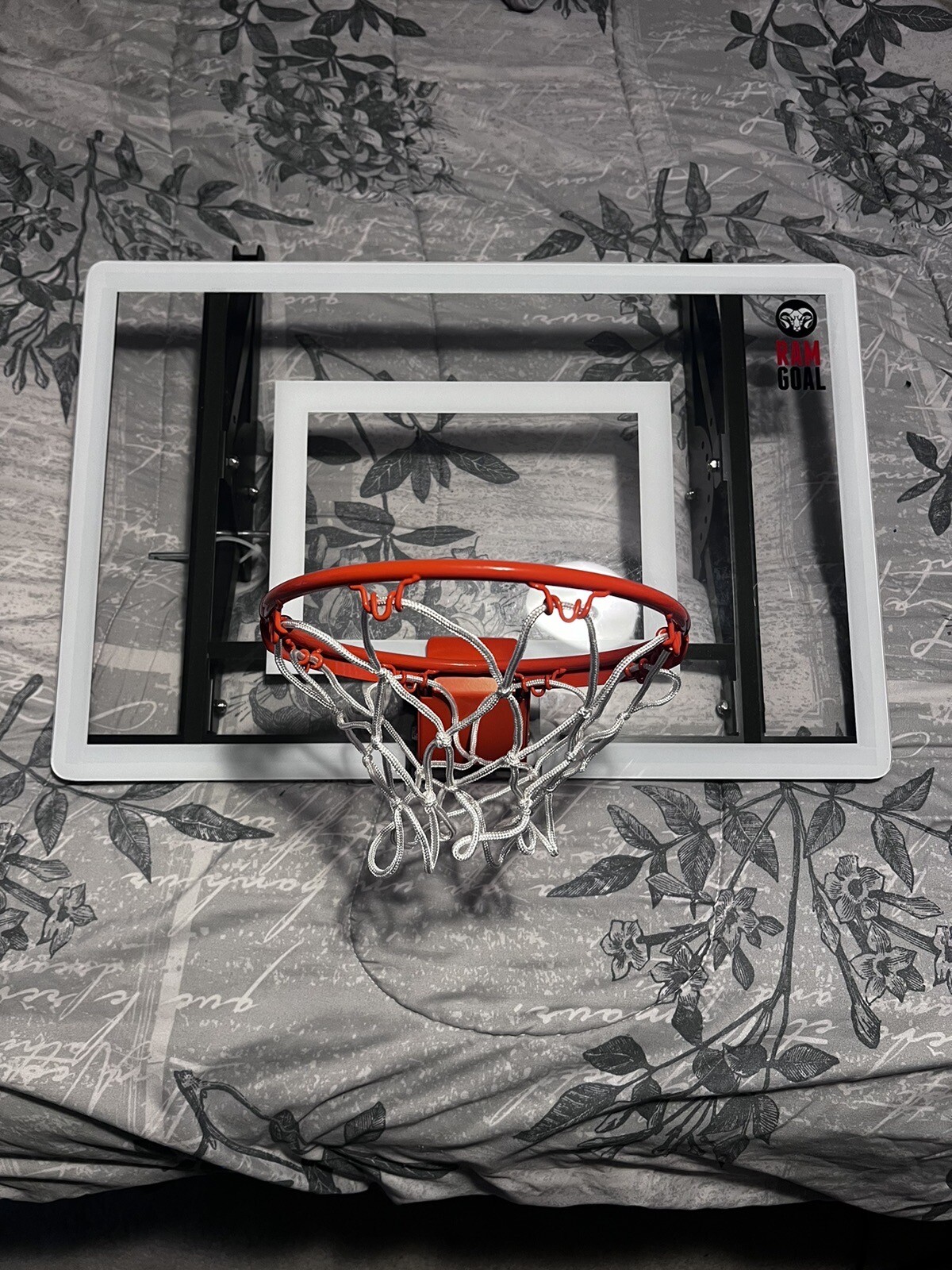 RAMgoal Durable Adjustable Indoor Mini Basketball Hoop and Ball eBay