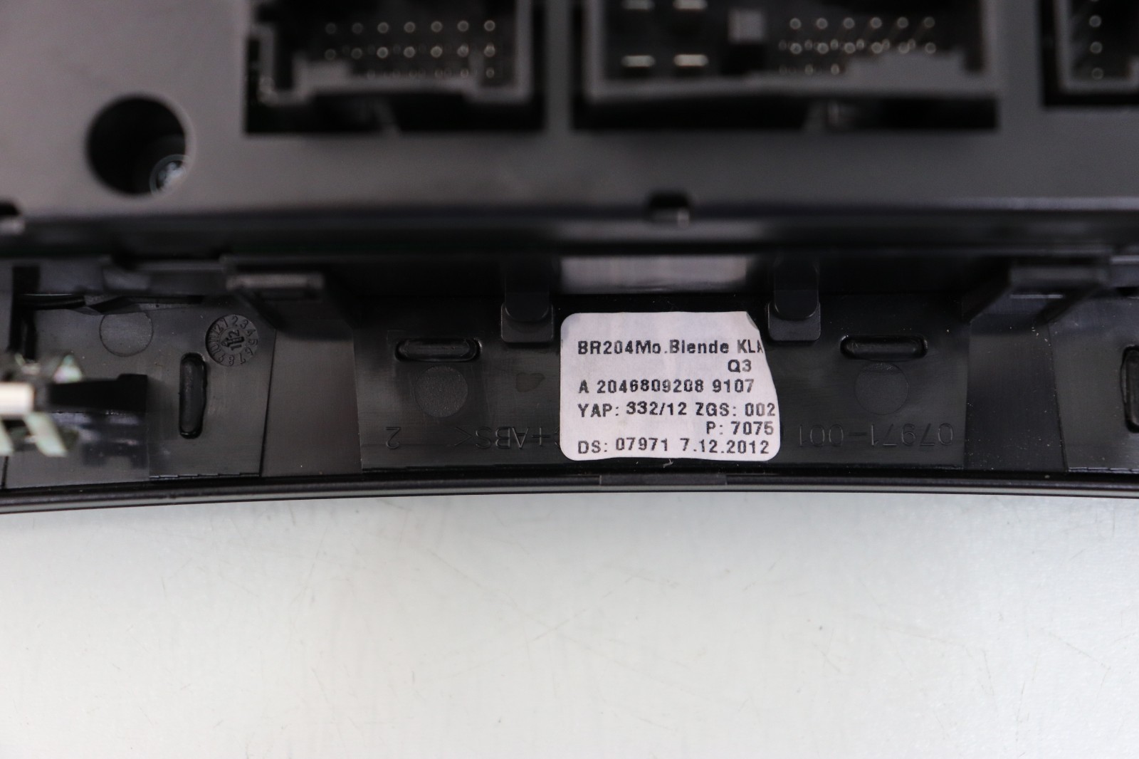 13 MERCEDES CCLASS C250 C300 W204 CLIMATE CONTROL TEMPERATURE AC