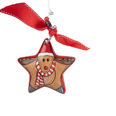 Reindeer Star Ornament by Glory Haus - Free Shipping