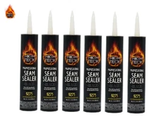 6 pack Black Seam Sealer Auto Body Professional High Teck