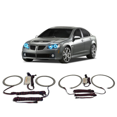 Bright Blue Angel Eye Headlight Halo kit for Pontiac G8 08-09