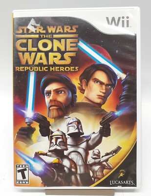 Star Wars: The Clone Wars Republic Heroes (Nintendo Wii, 2009) TESTED