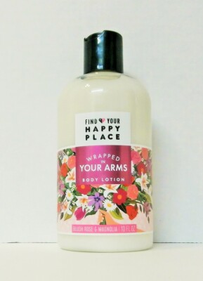 FIND YOUR HAPPY PLACE Wrapped In Your Arms Body Lotion 10 oz Rare