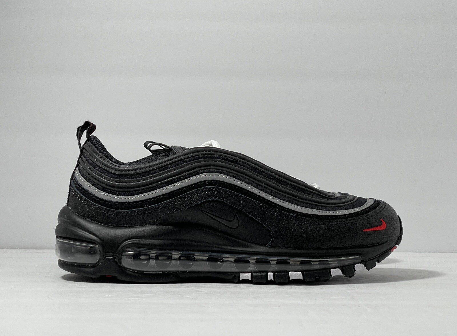 Nike Air Max 97 Black Sport Red White DH1083-001 Men\u0026#039;s 6 US /  Women\u0026#039;s 7.5 US | eBay