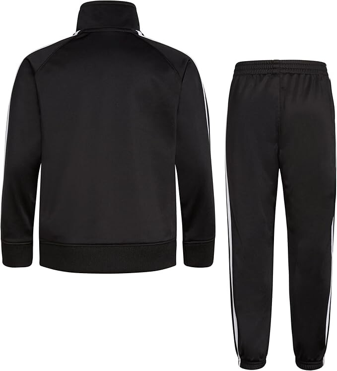 ウォーキング・ランニングウェア adidas Black Hoodie & Track Pants Set ウォーキング・ランニングウェア adidas Black Hoodie & Track