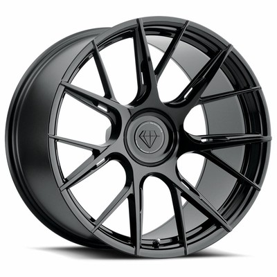 20'' Blaque Diamond BD-F18 Black 20x9 Forged Wheels Rims Fits Jaguar X-Type