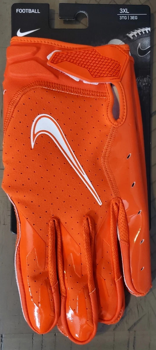 Orange best sale gloves football