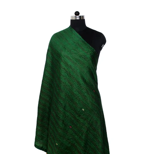 Silk Scarf Neck Wrap Stole Dupatta Embroidered Scarf Women Fashion Scarves Big