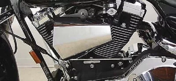 Cuchara de aire cromada para Harley Davidson 42-1010 Foto 2 de 4