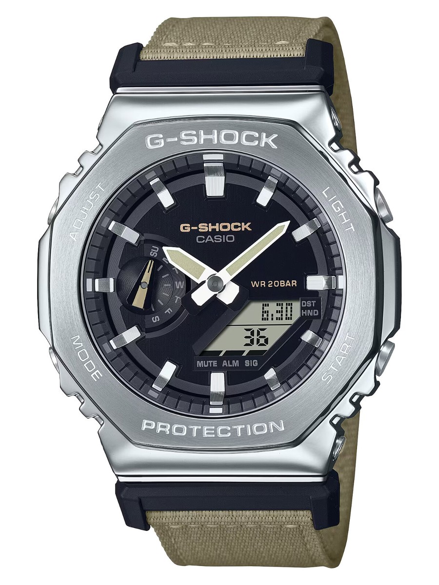 NEW Casio G-Shock G-STEEL UTILITY METAL Octogonal Ana-Digi Mens