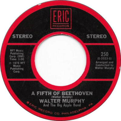 Walter Murphy And The Big Apple Band* - A Fifth Of Beethoven / California Strut