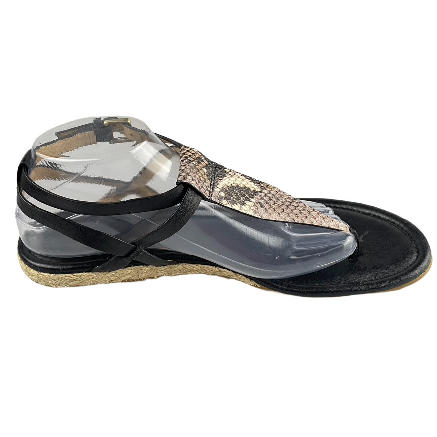 Cole Haan Shoes Snake Skin Flat Thong Sandals Women's… Gem