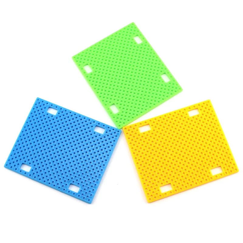 2pcs 90*75mm Plastic Plate Model Fix Diy Frame Breadboard Car Truck Robotic Part - Image 3 of 4