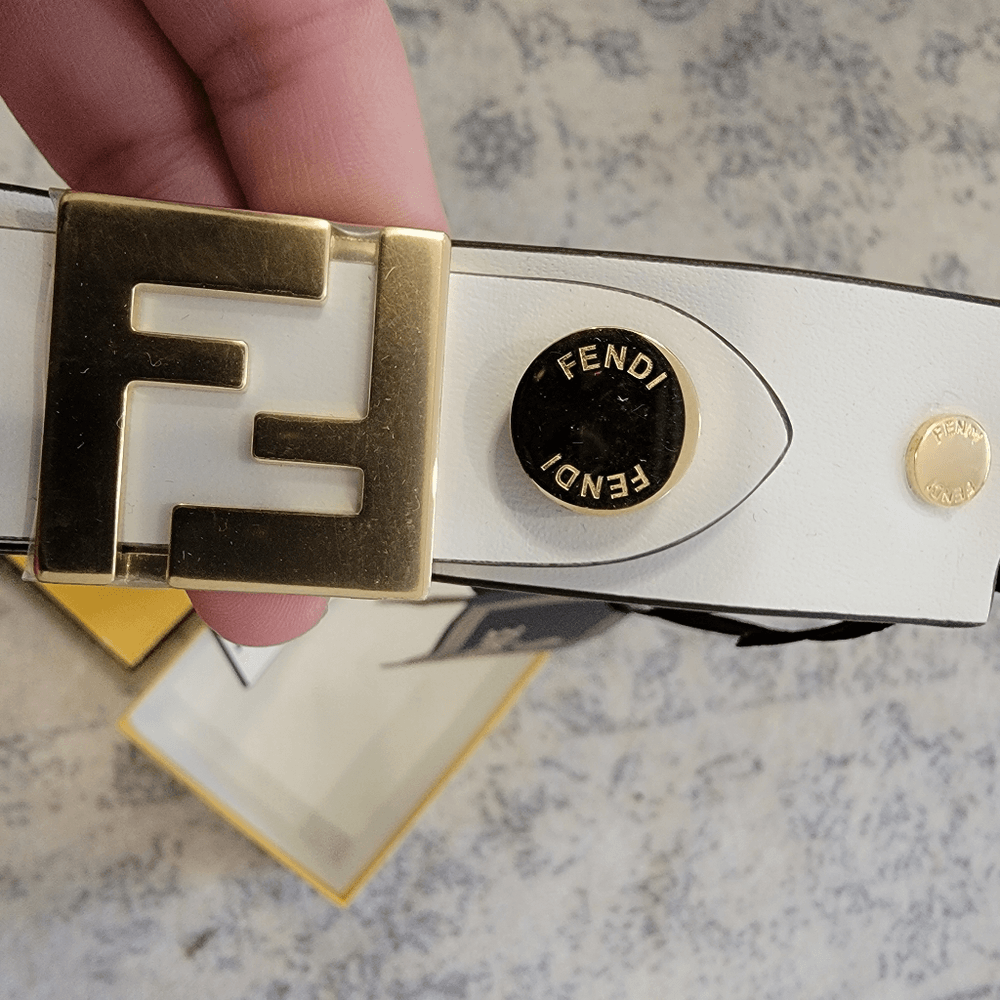 NWT FENDACE FENDI VERSACE BELT SIZE 85/34 | eBay display picture 3