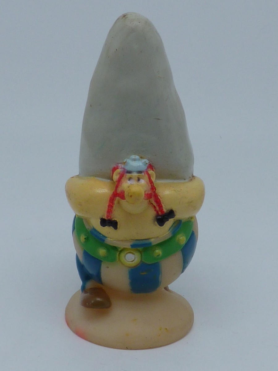 LLAVERO FIGURA PLASTOY Astérix, Obélix llevando un menhir 60378 (2023