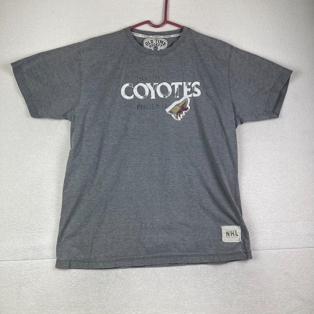 Phoenix Arizona Coyotes NHL Team T Shirt Mens XL Old Time Hockey Short  Sleeve