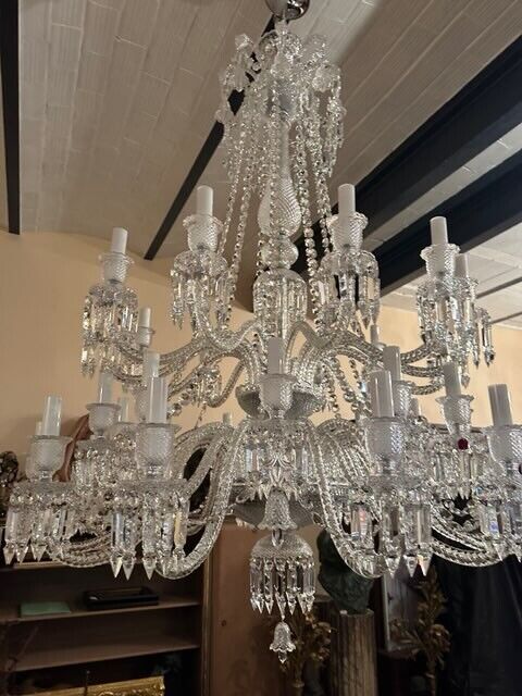 Zenith Chandelier 36 Lights in Baccarat Crystal | eBay Zenith Chandelier 36 Lights in Baccarat Crystal | eBay