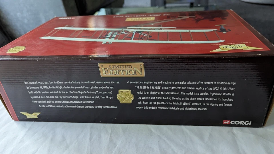 Corgi The Aviation Archive The Wright Flyer Limited Edition Model 1/32 Scale - Image 4 of 4