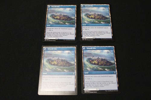 Silundi Vision/Silundi Isle x4 Zendikar Rising Nunca Jugado Casi Nuevo Magic The Gathering - Imagen 2 de 2
