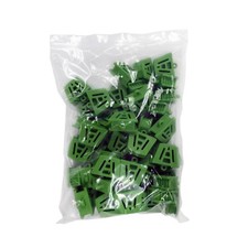 Dental Bite Block Autoclavable Silicone Mouth Props Medium Green Bag of 50 
