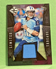 2013 Limited JAKE LOCKER Limited Threads Jersey /99 Card #19 Titans