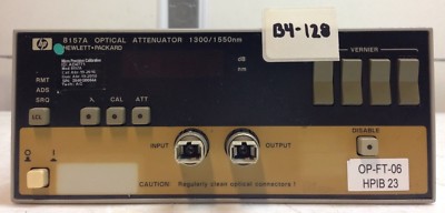 Hewlett Packard HP 8157A Optical Attenuator **For Parts**