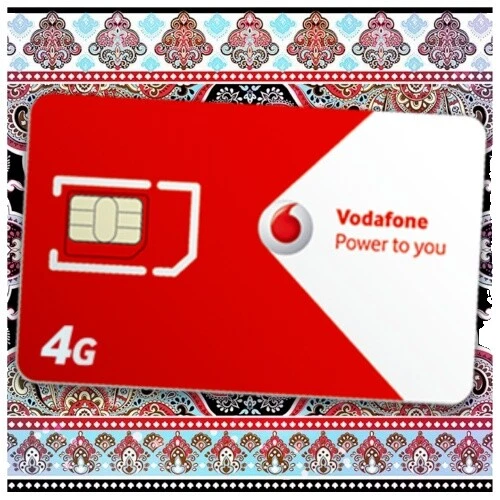 Vodafone Prepaid Cell Phone SIM Cards