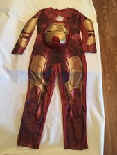 Disguise Size 7 8 Iron man costume includes mask jumpsuit boys