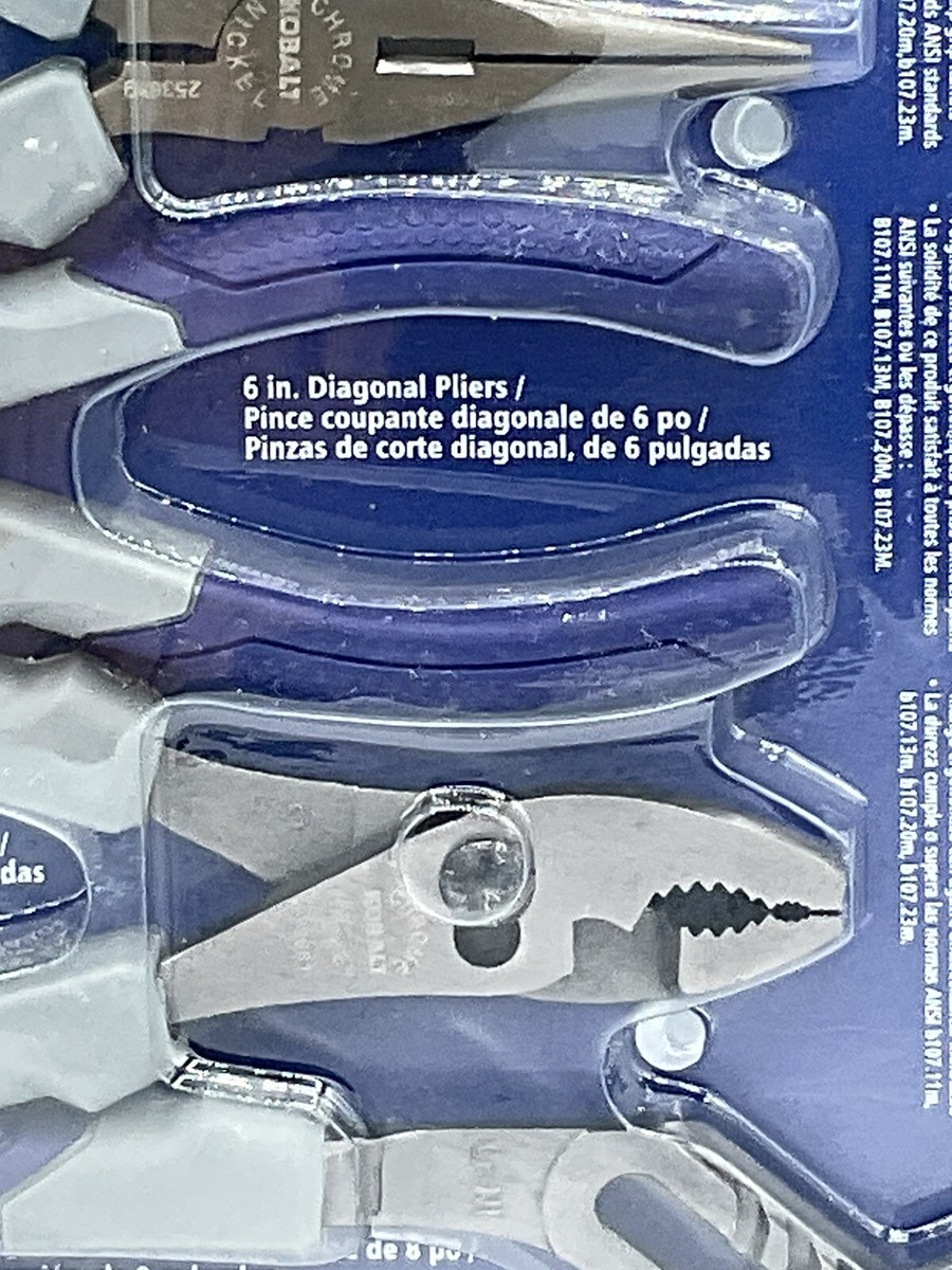 WORKPRO 5-Piece Pliers Set | Linesman Pliers, Cutters & More In Blue Storage Pouch 7 thumbnail image
