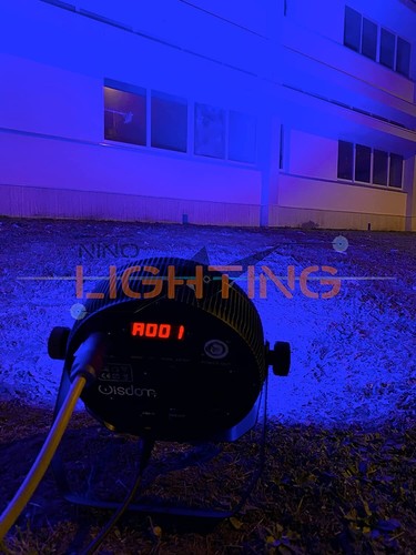 FARO PAR LED SLIM DMX IN e OUT RGBW 18x12 4in1 FULL COLOR WISDOM DJ Light - Foto 6 di 14