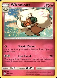 Whimsicott 148/236 Cosmic Eclipse Rare Pokemon Card