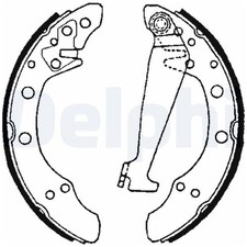 Bremsbackensatz hinten für Skoda Citigo NF1 Fabia 1 6Y2 6Y5 2 542 545 3 | 24402