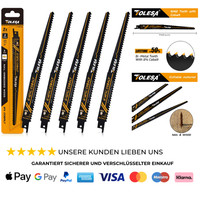 Tolesa Bi-Metall SäBelsäGebläTter Holz 225Mm 6