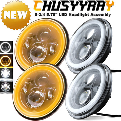 1set 5.75'' 5-3/4'' Round Led Headlights fits GMC C15/C1500 Pickup C2500 Suburban