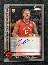 2025-26 Topps Chrome Collin Murray-Boyles Rookie RC Auto Raptors #TCAR-CMB