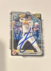 Konnor Griffin Pirates Baseball Signed Autographed 2024 1st Bowman Card