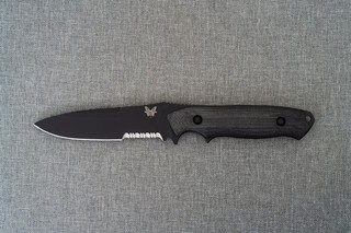 Benchmade 140 Nimravus Black Partially Serrated Black Box USEDBenchmade 140 Nimr