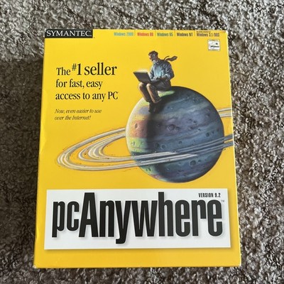Pc Anywhere Version 9.2 SYMANTEC BIG BOX VERY GOOD CONDITION