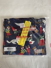 Hanna Andersson Holiday Bundle Up Pups Christmas Long John Pajamas Size 120 6/7 