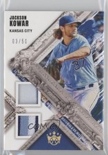 2022 Panini Diamond Kings DK Materials Holo Gold 3/50 Jackson Kowar #DKM-JK 7m3